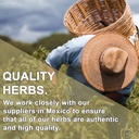Evergreen Herbs Muicle Cápsulas, 450 mg 90 Cápsulas - Justicia Spicigera, Honeysuckle Desert, Firecracker Bush, Moyotli, Trompetilla - Tamper Seal prova para garantir a frescura.