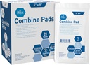 MED PRIDE Antiaderente Estéril Abd Combine Pads 5x9 em Vestido Cirúrgico Absorvente Extra para Fuga Pesada (40 Contagem)