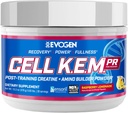 Evogen Cell K.E.M. PR - Pós de recuperação de exercício em pó e muscle builder - Creatina Monohidrato, BCAA Powder, EAA Suporta Recuperação, Força e Fullness