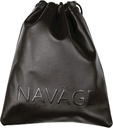 Saco de viagem Navage (Black) - Pouches de viagem de couro Vegan para mulheres e homens - Bolsa pequena personalizado-fit para o sistema de irrigação Navage Nasal - Saco de cordão versátil e bolsa de maquiagem (8.25"x10.25")