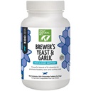 Apenas Natural Pet Brewer's Yeast & Alho Mastigables - All-Natural Flea & Tick Prevention for Dogs - Fortificado com vitaminas B - Promove pele saudável & casaco - 300 Count Tablet