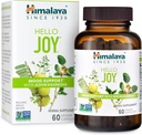 Himalaya Olá Joy Herbal Supplement, com Ashwagandha, Amla, Bacopa, Holy Basil/Tulsi, Perspectiva Positiva, Suporta Motivação, Estresse Alívio, Cortisol equilibrado, Não-GMO, Vegan, 60 Cápsulas