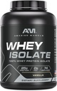 Incrivel muscular Whey Protein Isolate Powder 25 Grams Protein Per Serving , 100% Whey Isolate , Zero Fat , Made in USA (5 Lb, Vanilla)
