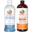MaryRuth’s Nighttime Multimineral (Coconut, 32oz) & Multivitamin líquido + crescimento do cabelo (Mango de pêssego, 30oz) □ Projeto de etiqueta limpa Verificado® □ Rotina e beleza de hora de dormir □ Livre de açúcar, Vegan, Sem glúten