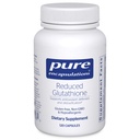 Encapsulamentos Puros Glutationa Reduzida Suplemento antioxidante hipoalergénico para apoiar a saúde do fígado e das células* 120 Cápsulas