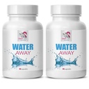 Equilíbrio de água suplemento - ÁGUA AWAY - suplemento de apoio, solução de água, mistura diurética natural, balanço hídrico de ervas, suplemento de apoio diurético, apoio natural, equilíbrio de água 2 Bot 120 Caps