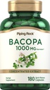 Piping Rock Bacopa Monnieri Suplemento 1000mg . 180 Cápsulas .
