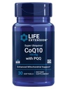 Extensão de vida Super Ubiquinol CoQ10 com PQQ, coenzima Q10, pirroloquinolina Quinone, Suplemento de Saúde Cardíaca, Absorção Máxima, 100 mg, Não-GMO, Gluten-Free, 30 softgels