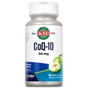 KAL CoQ10 30mg, Fórmula antioxidante, CoEnzyme Q10 Suplemento para saúde do coração e suporte energético celular, ActivMelts de dissolução rápida, vegetariana, sabor natural da maçã verde, 90 Serv, 90 Micro Tablets