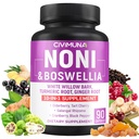 Noni Cápsulas com Boswellia, White Willow Bark, Turmeric, Ginger Root e Mais - 90 Cápsulas para 3 meses de fornecimento