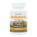 Naturezas Plus Animal Desfile Multivitamínico mastigável infantil - sabor laranja - 90 Comprimidos em forma de animal - Promove saúde e bem-estar - Vegetariano, sem glúten - 45 Servimentos