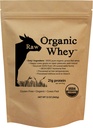 Pó de proteína de Whey orgânico cru, Feed grama, sem sabor – 1 Ingrediente, sem aditivos ou enchimentos, não desnaturado, Feito nos EUA, 12 onças