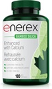 Bambu Sílica com Citrato de Cálcio - 180 Tampas Vegetais para Saúde Óssea e Odontológica, Cabelo Melhorado, Pele & Crescimento de unhas - Suplemento Baseado em Plantas, Extrato de Bambu e Sílica Orgânica para Bem-Estar