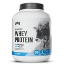 Níveis de grama alimentado Whey Protein Pó, Sem artificiais, 25G de proteína, sem sabor, 5LB