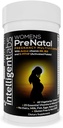 Laboratório inteligente Multivitamínico pré-natal feminino, 25 vitaminas essenciais de gravidez e minerais, com 5-MTHF folato ativado, ativo B12 e B6, fácil de tomar, 2 meses de fornecimento