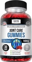 Kaya Naturals Mobility Care Gummies for Back, Knees & Hands Suporte à flexibilidade - Glucosamine Gummies Melhor suporte imunológico para mulheres e homens - 30 Conde