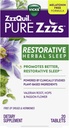Vicks, ZzzQuil Puro Zzzs Restorativo Herbal Sleep Aid Comprimidos, 20 Contagem