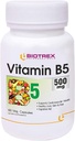 Panihari Biotrex Nutriceuticals Vitamina B5, 500 mg -60 Veg Cápsula