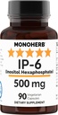MONOHERB IP-6 Inositol Hexafosfato 500 mg por cápsula - 90 Veg Cápsulas
