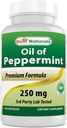 Melhor Naturals Pimenta óleo Bowel calmante Suplemento dietético, 250 mg, 120 contagem