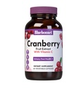 Bluebonnet Nutrition Cranberry Fruit Extract, Suporte ao trato urinário*, Não-GMO, Kosher-certificado, Vegan, Sem glúten, Sem soja, Sem leite, 60 Cápsulas Vegetais, 60 Servings