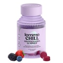 Lemme Chill Stress Relief Gummies com 300mg KSM-66 Ashwagandha, Lemon Balm, Passionflower & Goji para apoiar Relaxação, Cortisol saudável e sono - sem glúten, não-GMO, Berry mista (60 contagem)