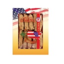 Hsu's SKU 130-4 Meio Curto Extra Grande □ Cultivado Wisconsin American Ginseng Direct from Ginseng Gardens