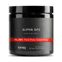 Cápsulas Toniiq Ultra Alta Pureza Alpha GPC - 600mg Fórmula Concentrada - 90%+ Nootrópico altamente purificado e biodisponível - 120 cápsulas Alpha GPC Supplement