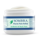 Sombra quente alívio da dor Gel, alívio quente para artrite e dor crônica Pré-treino Rub Muscle Fórmula Vegan livre de fragrâncias artificiais, tintas, AINEs, cera, petróleo, álcool - 2 oz Jar
