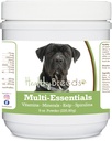 Raças saudáveis Cane Corso Multi-Essentials Pó para Cães - um suplemento ideal de vitaminas, minerais e antioxidantes para o seu cão - 8 onças