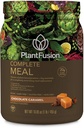 PlantaFusion Completa Reposição de Refeição Shake - Planta Based Protein Powder com Superalimentos, Verdes e Probióticos - Vegan, Sem glúten, Soja, Não lácteos, Sem açúcar, Não-GMO - Chocolate Caramel 1 lb
