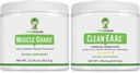 VitaMonk Muscle Guard & Clean EAA Bundle, HMB, EAAs, Vitamina D, Magnésio, 9 Aminoácidos Essenciais para Crescimento Músculo, Recuperação e Desempenho, Sabores de Limonada, Sem Adoçantes Artificiais