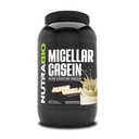 NutraBio Caseína Pó de proteína, pó Micellar Casien, 25g de proteína de digestão lenta, ajuda a mantê-lo completo, Overnight recuperação muscular e crescimento, BCAA e EAA, sem glúten, soja livre, 2lb baunilha