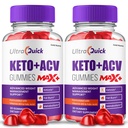 (2 Pack) Pastilhas ultrarápidas Max+ ACV, maior potência, Pastilhas ultra rápidas oficiais Max+, 2X mais fortes Apple Cider Vinagre Gummy, 2 Month Supply