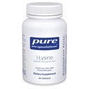Encapsulamentos puros L-Lysina - Suplemento Aminoácido Essencial para Suporte Imune & Gum, Lip Health* - com L-Lysine HCl - 90 Cápsulas