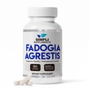 Fadogia Agrestis 600mg para o suporte de testosterona natural Promove o crescimento muscular, energia, unidade, resistência, e humor, não-GMO, Vegan, Gluten-Free, 180 Cápsulas