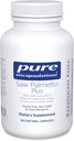 Encapsulamentos puros Saw Palmetto Plus com Extrato de Raiz Nettle para apoiar a função urinária