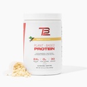 TB12 Pó de proteína baseada em plantas por Tom Brady, 24g de proteína de ervilha Vegan, Baixo açúcar, Baixo carboidrato, Não-GMO, Substituição de refeições, Keto Friendly, Paleo, Livre de açúcar, Sabor de baunilha (30 Servings/2.12lbs)