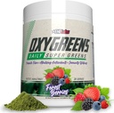 EHP Labs OxyGreens Super Greens Powder – Verdes diários & Suplemento superalimentar com espirulina, chlorela, prebióticos, enzimas digestivas, antioxidantes – 30 Servings (Florestas)