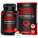 Fadogia Agrestis e Tongkat Ali Supplement Performance Blend - (120 Cápsulas) - Força Máxima - Drive, Desempenho Atlético & Massa Músculo - Gluten Free, Não-GMO, Cápsulas Vegan - EUA Made