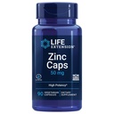 Capas de zinco de extensão de vida, zinco 50 mg, citrato de zinco, suporte defesas imunitárias do corpo, ultra-absorvível, vegetariana, não-GMO, sem glúten, 90 cápsulas vegetarianas