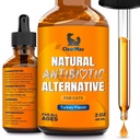 Antibióticos para gatos em gotas – Сat Tratamento de Infecção Respiratória: Frio, Tosse e Alergias – Tratamento de ITU gato com Turquia Sabor – Pode apoiar quadris e articulações – adequado para todas as idades e raças – 2 Oz