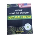 8,5 oz Creme Natural, Grande Capacidade - Fórmula All-Natural - Absorve rapidamente