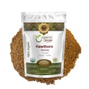 Via Orgânica Hawthorn Berry Powder (Crataegus monogyna) - Europeu Wild-Harvest & Kosher Certificados em Vegan □ Non GMO & Gluten Free □ USDA Certificado em Origem - Albânia (1/4 LBS / 4 Oz)