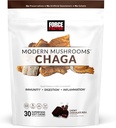 FORCE FACTOR Cogumelos modernos mastigas suaves, Chaga cogumelos suplemento para apoiar a imunidade, digestão, & Gut saúde, antioxidantes suplemento, delicioso sabor chocolate Chewy, 30 mastigações macias