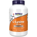 Now Supplements, L-lisina (Cloridrato de L-lisina) 500 mg, Ácido Amino, 250 comprimidos