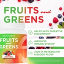 Frutos e Verdes Probiótico Orgânico em pó: 30 Serve para homens e mulheres. Vegan com 10 bilhões de UFC, espirulina, couve, espinafre, chlorela, Amora, Enzimas Digestivas - Probióticos
