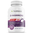 D-Mannose 1000mg Cápsulas com pó de suco de cranberry, Hibisco, e extratos de dente-de-leão - 30 dias de fornecimento para saúde de trato urinário