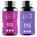 Hippie saudável feliz ir com o fluxo menopausa apoiar e ir com o equilíbrio do hormônio de fluxo para as mulheres