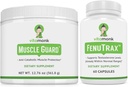VitaMonk Muscle Guard com HMB, EAA, Vitamina D, Magnésio e FenuTrax Fenugreek Extract, 50% Fenusides para crescimento muscular, força e Vitalidade, Suplemento pré/pós-trabalho para homens e mulheres